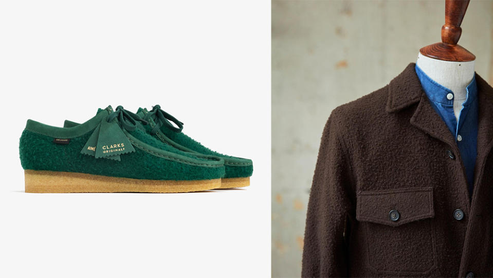 Aimé Leon Dore x Clarks Casentino Wallabees (0); the Armoury Casentino jacket (0). - Credit: Aimé Leon Dore; the Armoury