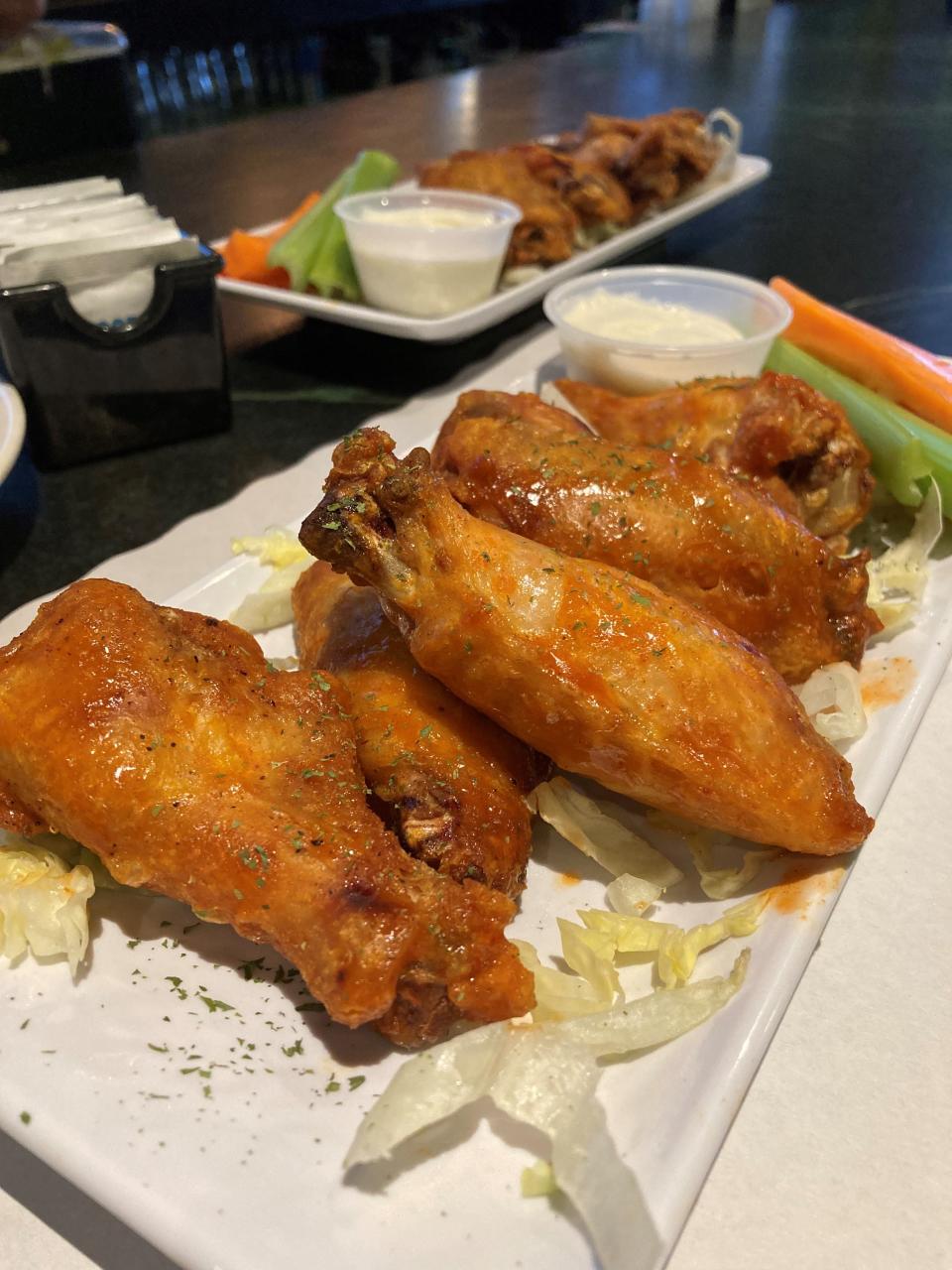 Chicken wings at Game Day Grille in Yorktown. The sports bar has more than 16 flavors of wings to choose from. Photographed Feb. 3, 2022.