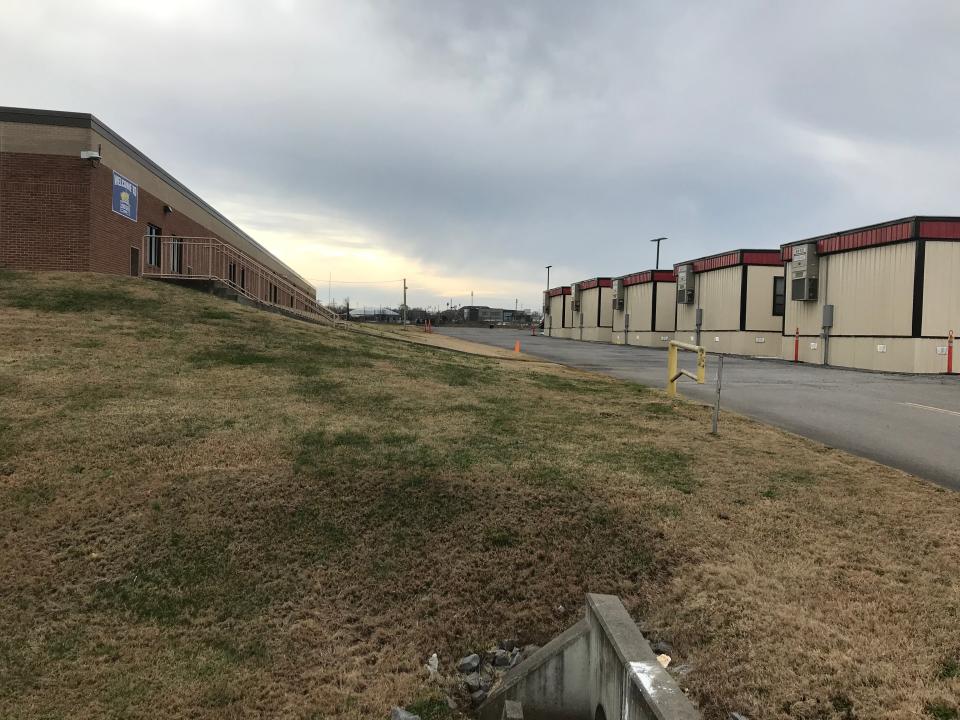 Stoner Creek Elementary will utilize portable classrooms set up in front of West Wilson Middle School in Mt. Juliet. Stoner Creek used a wing of West Wilson Middle since the fall semester. Stoner Creek and West Wilson both had major damage from the March 2020 tornado.