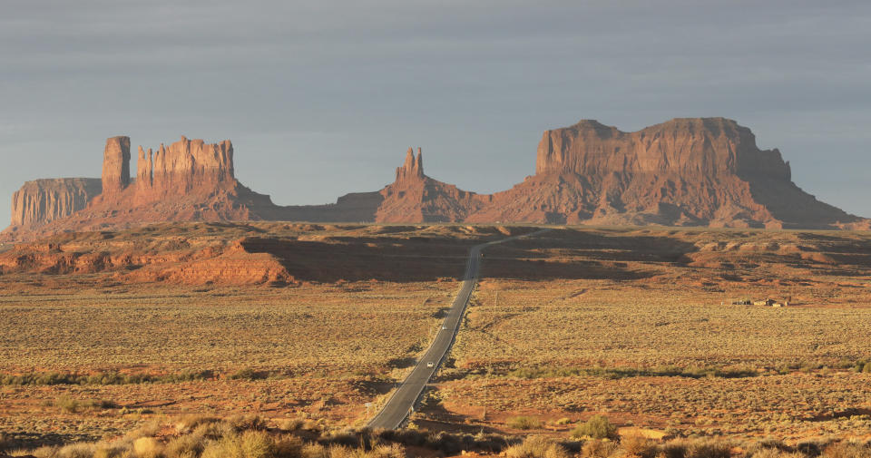 **HOLD AND MOVE THURSDAY, NOV. 1, 2018**In this Thursday, Oct. 25, 2018, photo, shows in Monument Valley, Utah. As Native American tribes around the country fight for increased access to the ballot box, Navajo voters in one Utah county could tip the balance of power in the first general election since a federal judge ordered overturned their voting districts as illegally drawn to minimize native voices. (AP Photo/Rick Bowmer)