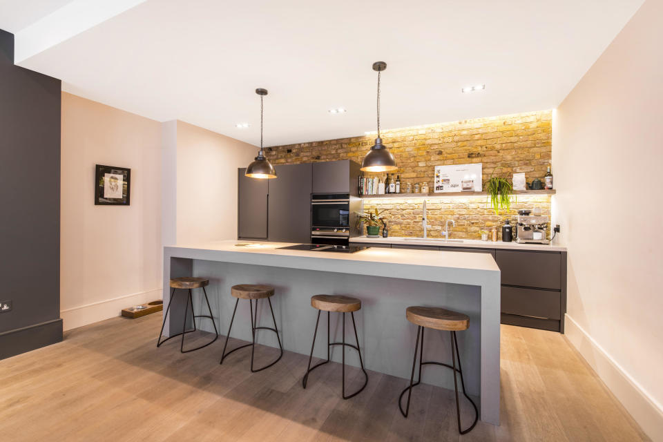 The kitchen after renovations. (Supplied)