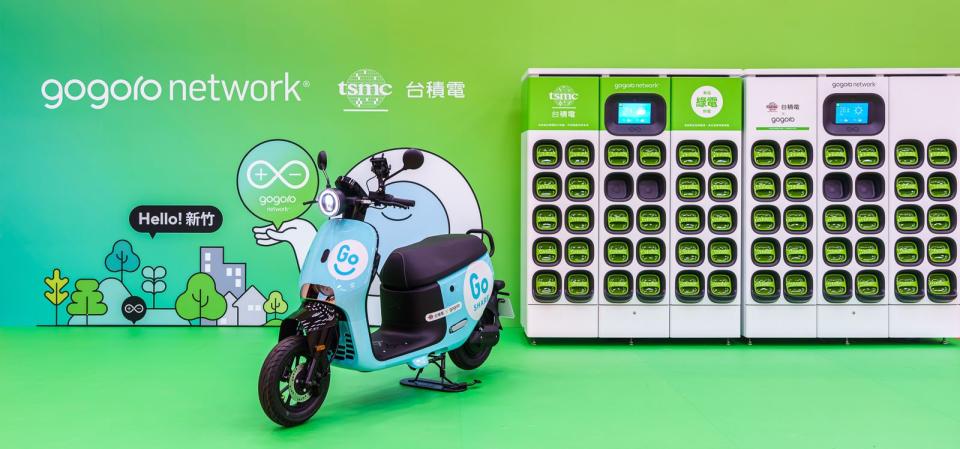 Gogoro 宣布二度攜手台積電，擴大淨零轉型合作，共同升級新竹電池交換能源網路量能，並首度在全台啟用由綠電供電的 GoStation；同時將 GoShare「隨借隨還」移動共享服務帶進新竹，三大行動加速實現零碳移動，打造永續城市的嶄新里程碑。