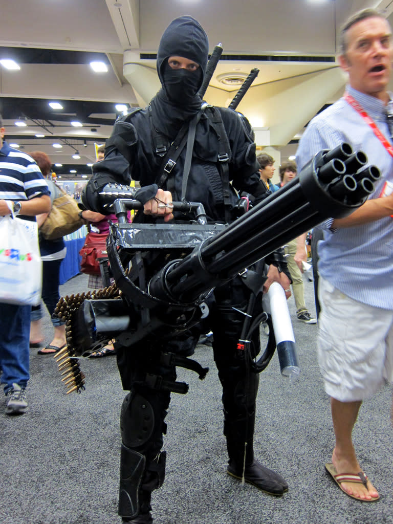 That's a bad man with a big gun - San Diego Comic-Con 2012