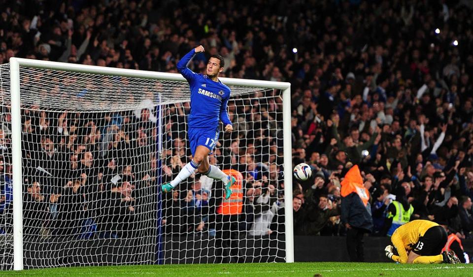 <b>Chelsea 5-4 United: League Cup, October 31 2012</b><br><br>The most recent Chelsea-United stonker produced NINE goals at Stamford Bridge, as the 'inferior' domestic tournament stole the show.