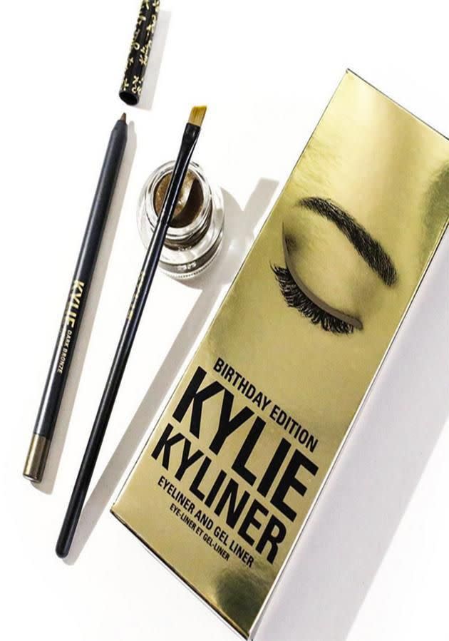 Kylie Jenner's eyeliner kit. Photo: kyliejenner.com