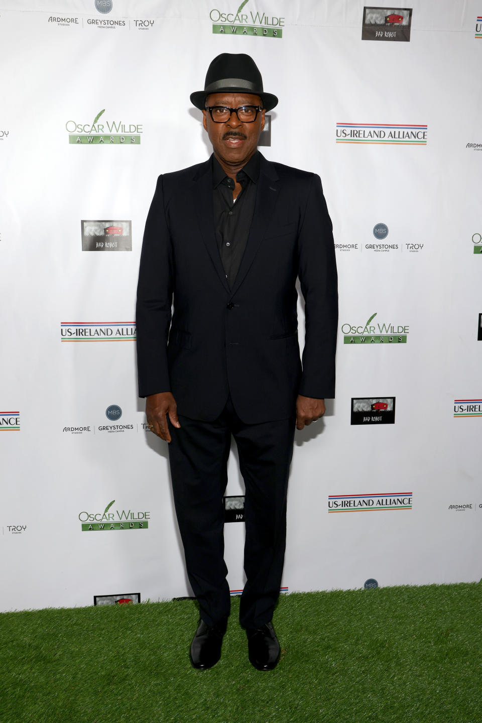 Courtney B. Vance wearing all black