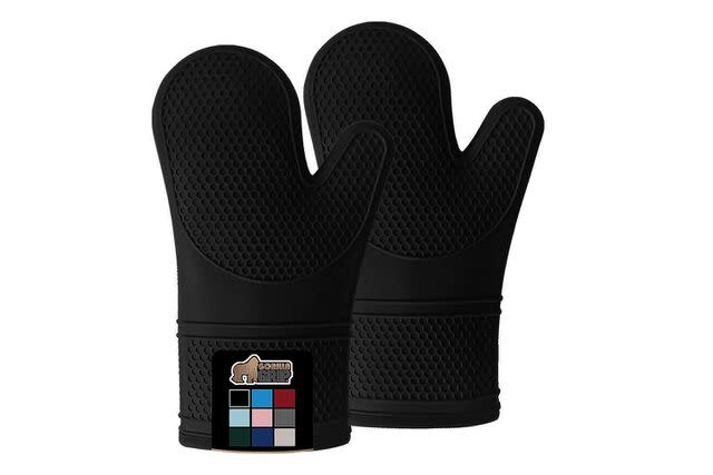 Gorilla Grip Silicone Oven Mitts Set - Heat Resistant &