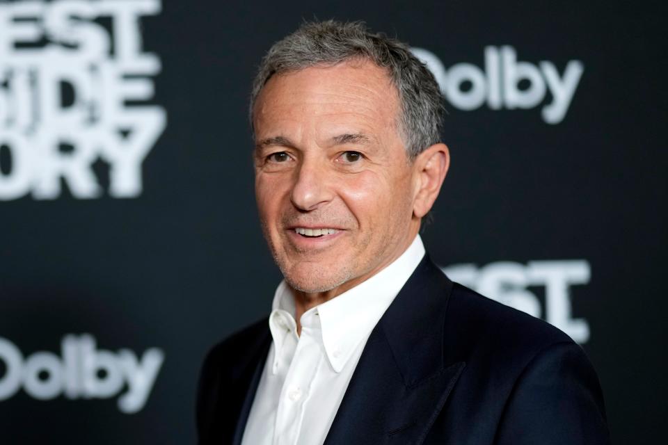 Bob Iger attends the "West Side Story" premiere at the Rose Theater at Lincoln Center on Monday, Nov. 29, 2021, in New York. (Photo by Charles Sykes/Invision/AP)