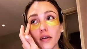 gold eye masks