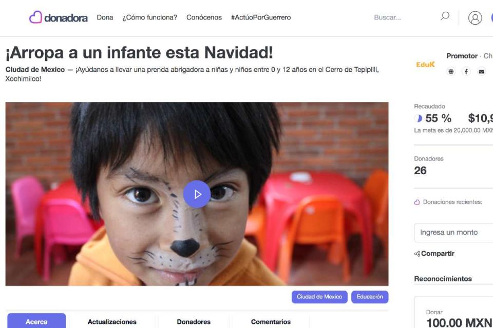 donaciones Navidad