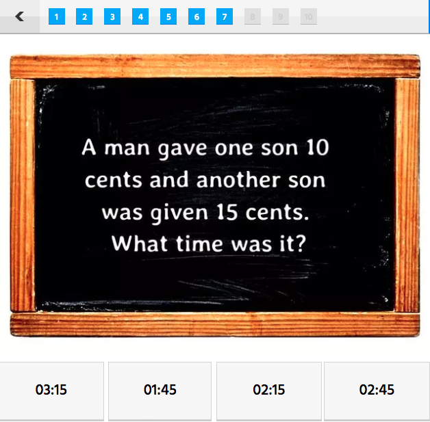 Question seven. Photo: Playbuzz