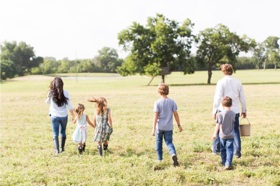 Los Gaines son padres de cuatro: dos varones y dos hijas.