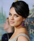 <b>Mila Kunis at the LA premiere, Feb 2013 </b><br><br>The star, who plays Theodora in the film, sported a side-swept up-do, a flick of eyeliner and nude lips at the premiere.<br><br>Image © Getty