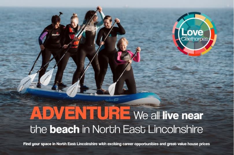 A new North East Lincolnshire Council campaign uses 'postcards' to highlight the benefits of the region