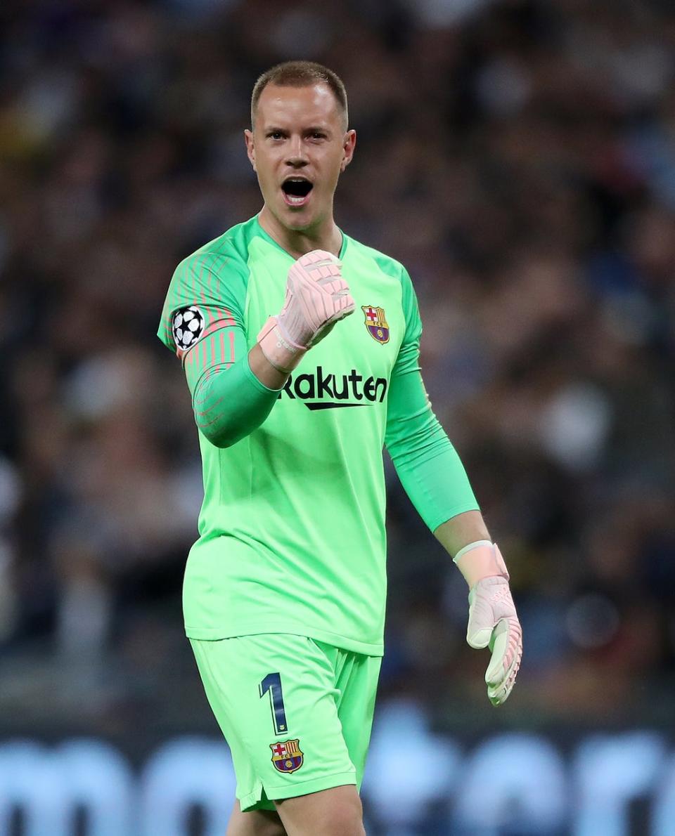 Barcelona goalkeeper Marc-Andre Ter Stegen (Nick Potts/PA) (PA Archive)