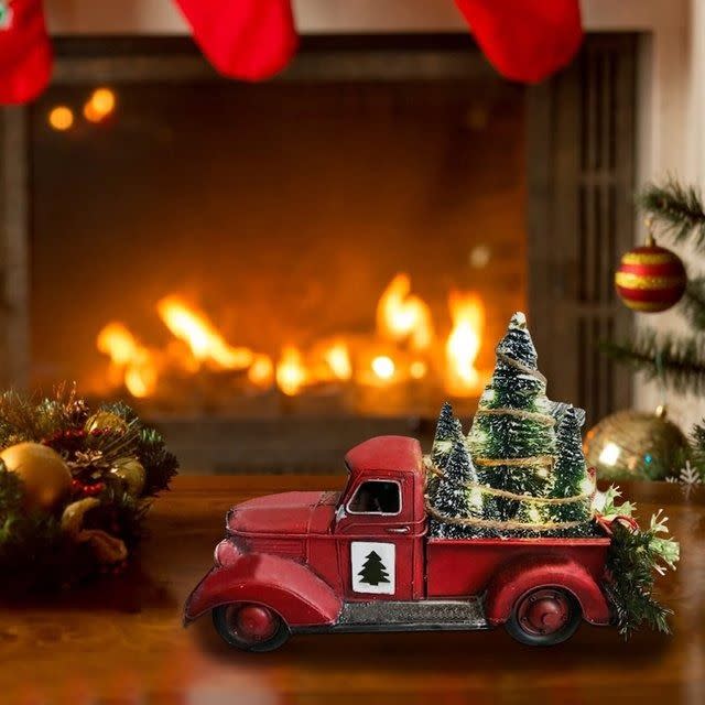 <p><a href="https://go.redirectingat.com?id=74968X1596630&url=https%3A%2F%2Fwww.walmart.com%2Fip%2FRed-Farm-Truck-Christmas-Centerpiece-Decor-Farmhouse-Vintage-Pickup-Trees-Home-Kitchen-Table-Centerpieces-Decorations%2F1577123557&sref=https%3A%2F%2Fwww.thepioneerwoman.com%2Fholidays-celebrations%2Fg45211938%2Fwalmart-christmas-decorations%2F" rel="nofollow noopener" target="_blank" data-ylk="slk:Shop Now;elm:context_link;itc:0;sec:content-canvas" class="link ">Shop Now</a></p><p>Red Farm Truck Christmas Decoration</p><p>walmart.com</p><p>$15.92</p><span class="copyright">Walmart</span>