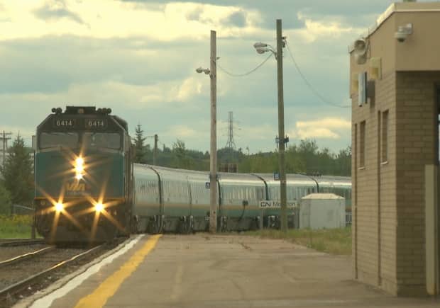 Via Rail's Ocean line runs from Montreal to Halifax, including regular stops at four stations in New Brunswick. The Crown corporation is currently operating one train a week on the route. (Pierre Fournier/CBC - image credit)
