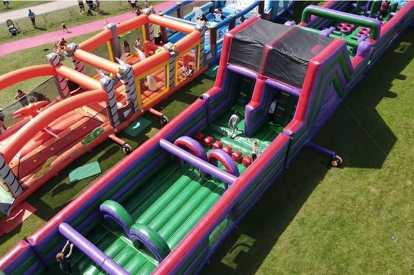 Inflatable courses for children and adults - this mega attraction is coming to Kent