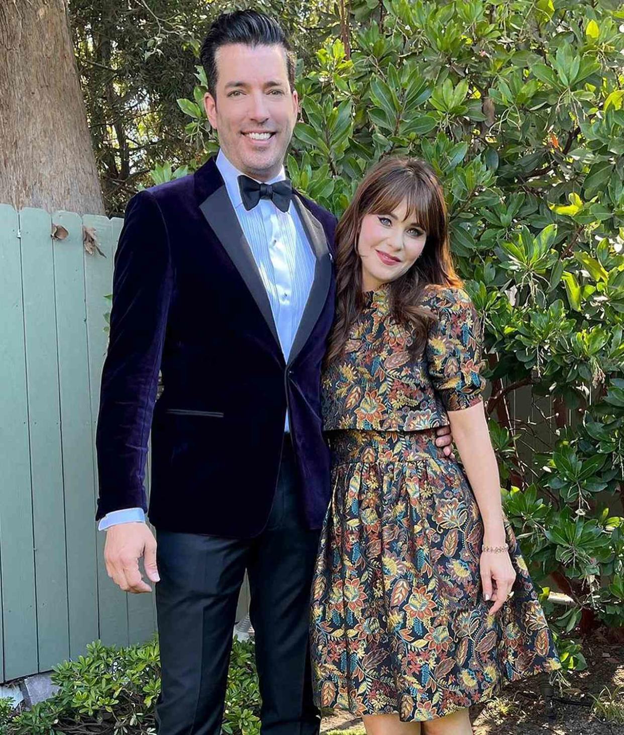 Zooey Deschanel and Jonathan Scott