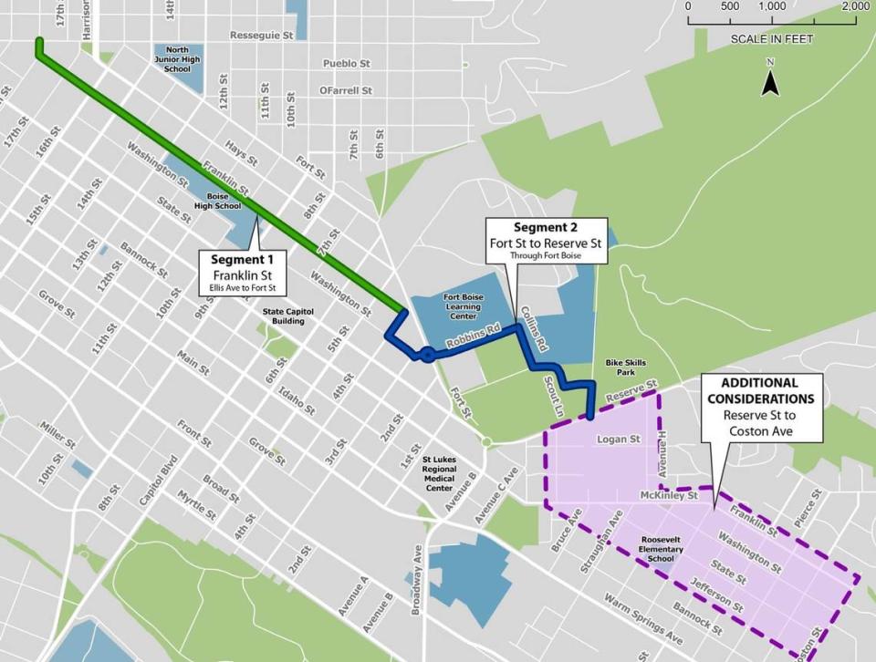 ACHD is looking to upgrade Franklin Street with an emphasis on walker and biker safety.