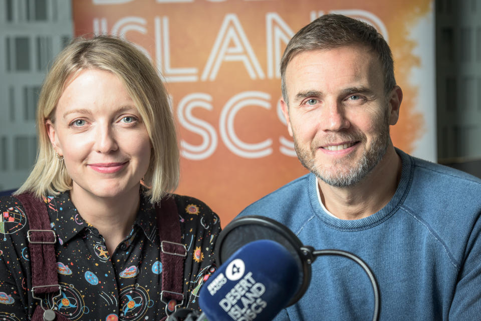 Gary Barlow and Lauren Laverne