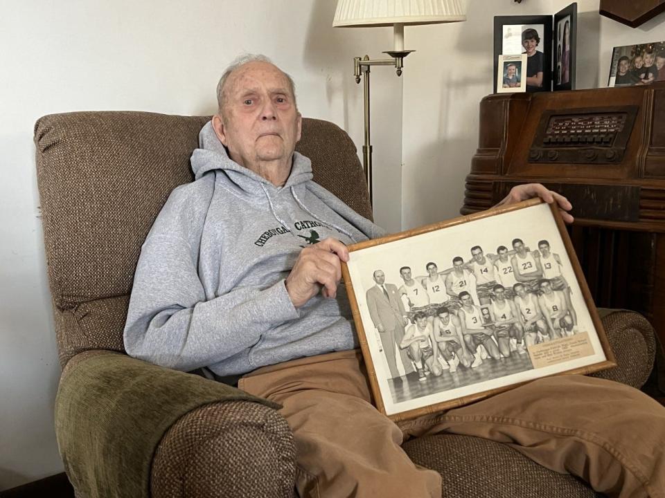Gee Watson, a 1953 Cheboygan Catholic Central High School graduate, was an important sports figure during his time with the Eagles. Not only was Watson a solid athlete, he ended up being one of the most famous coaches in the school's history.