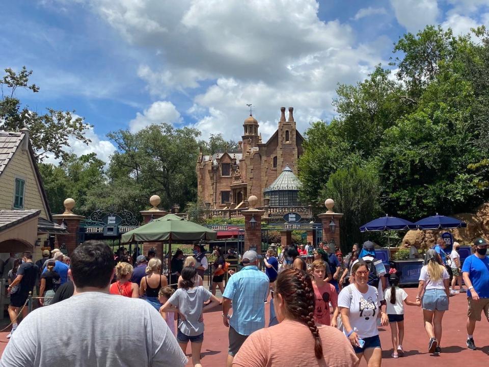 The Haunted Mansion at Disney World's Magic Kingdom in August 2021.