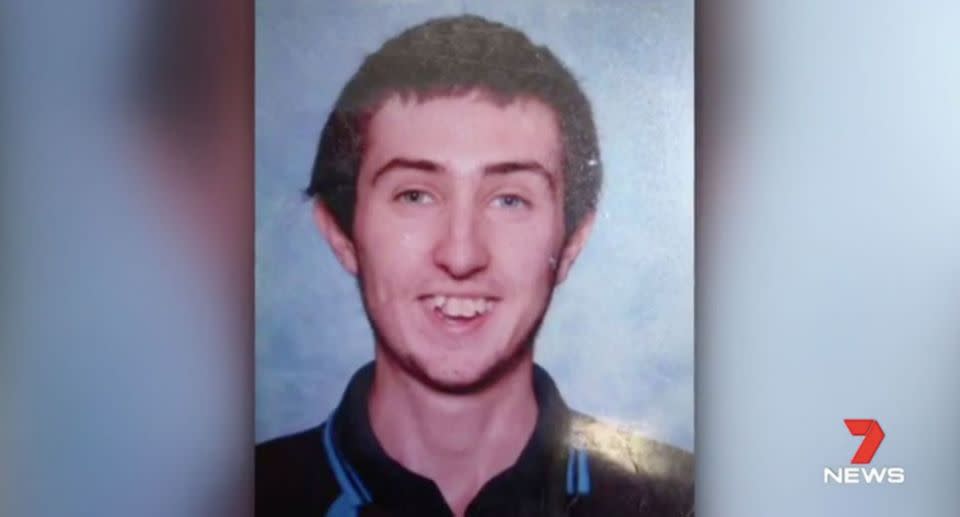 Aaron Pajich-Sweetman was found buried under concrete in an Orelia home. Source: 7 News