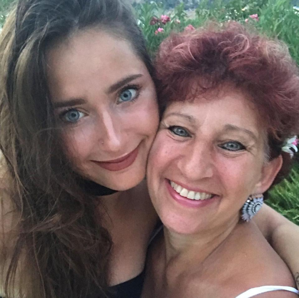 Naomi Ruddock, 22, and her mother, Eleanor, who are on holiday in Kos - Credit: Naomi Ruddock/PA