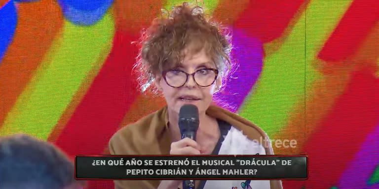 Esther Goris fue la encargada de presentar la consigna final