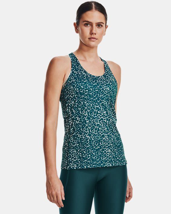 18) Women’s HeatGear Armour Racer Print Tank