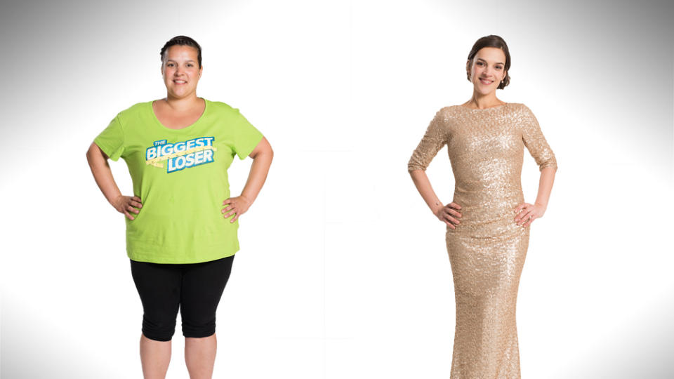 Was für eine unglaubliche Verwandlung von Alexandra in "The Biggest Loser"