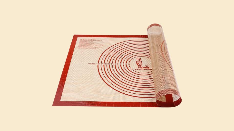 A non-slip silicone baking mat is a necessity to any baker.