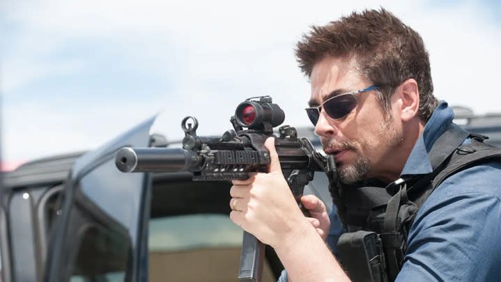 Benicio del Toro in Sicario.