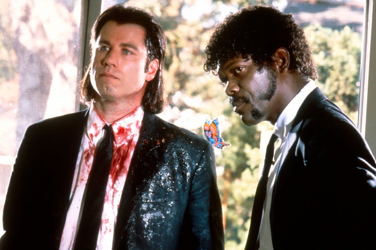 Mea pulpa: Travolta and Samuel L Jackson in ‘Pulp Fiction' (Miramax)