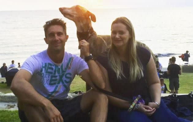 Jason and Kristan made a bucket list for their dog Magnus. Photo: Supplied