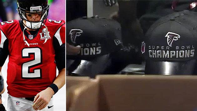 Falcons store removing 'Super Bowl champions' gear from shelves is