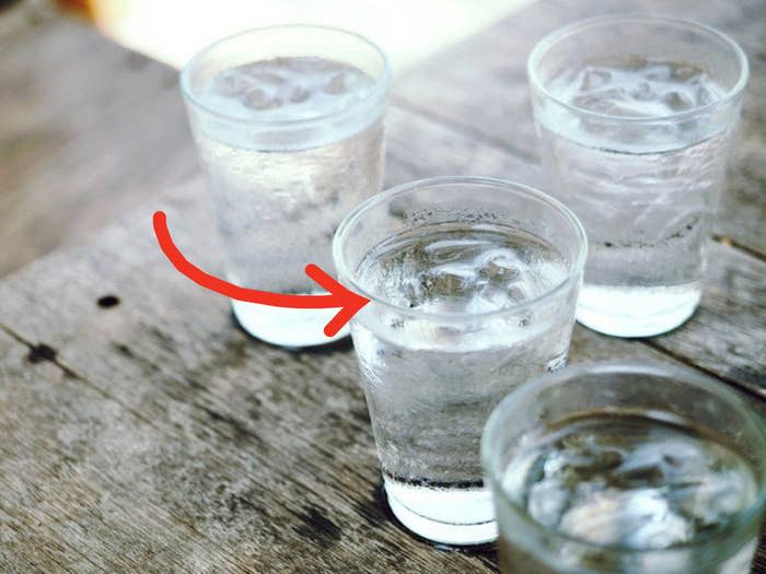 Glasses of water