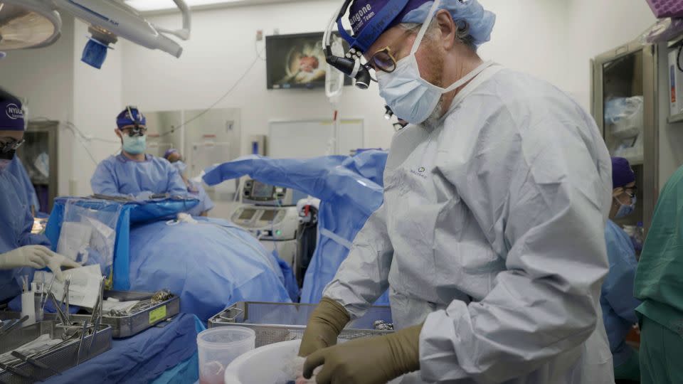 Xenotransplantation hits very close to home for Dr. Robert Montgomery, director of NYU Langone's Transplant Institute. - Shelby Lum/AP