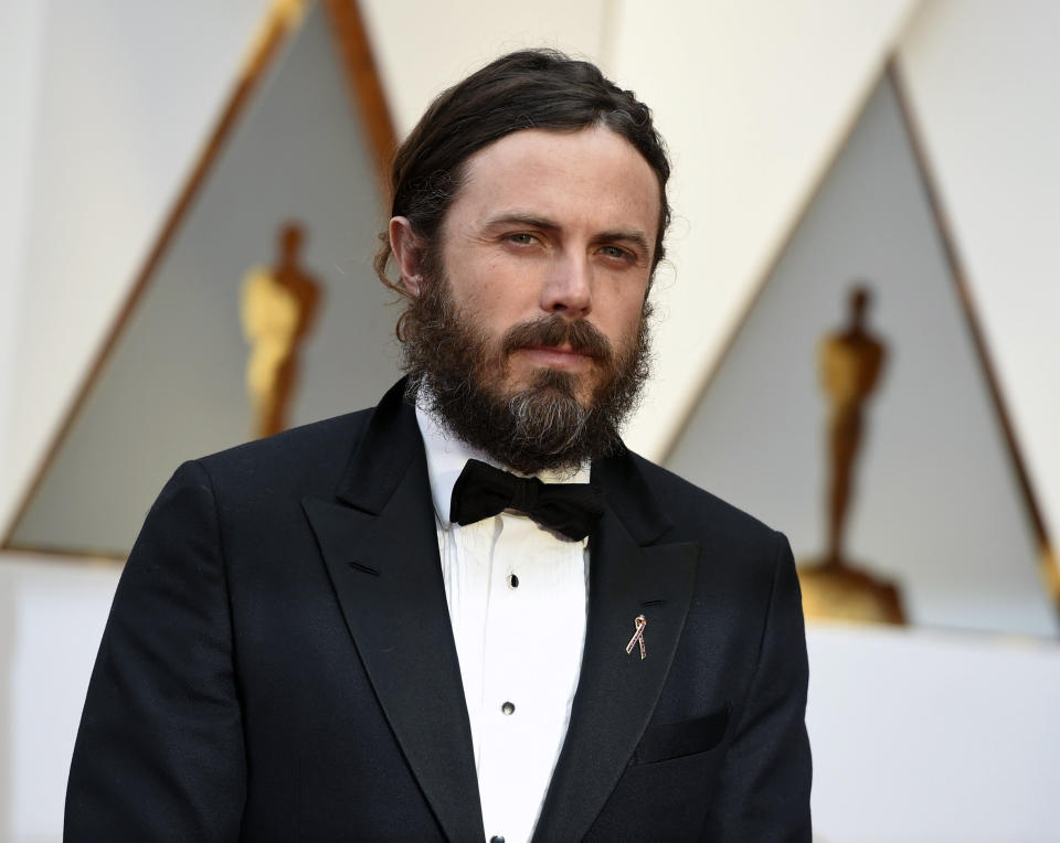 <strong>Casey Affleck bricht bei der Oscar-Verleihung 2018 mit der Tradition (Bild: Jordan Strauss/Invision/AP)</strong>