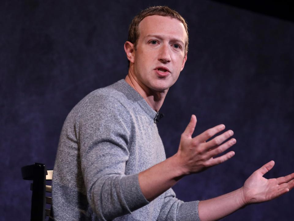 Mark Zuckerberg at the Paley Center For Media on October 25, 2019