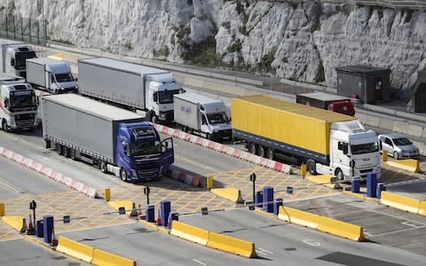 HGVs - Credit: Andrew Matthews/PA