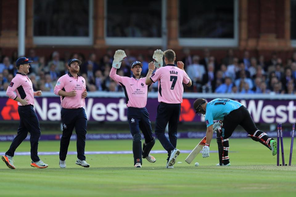 Keeping an eye: England selectors are monitoring Tom Helm's rise: Getty Images