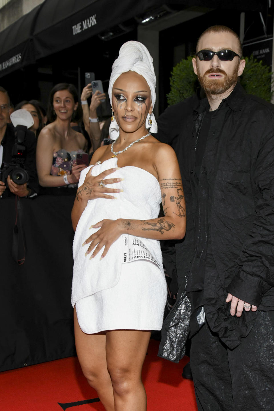 Doja Cat and Guram Gvasalia at the Met Gala