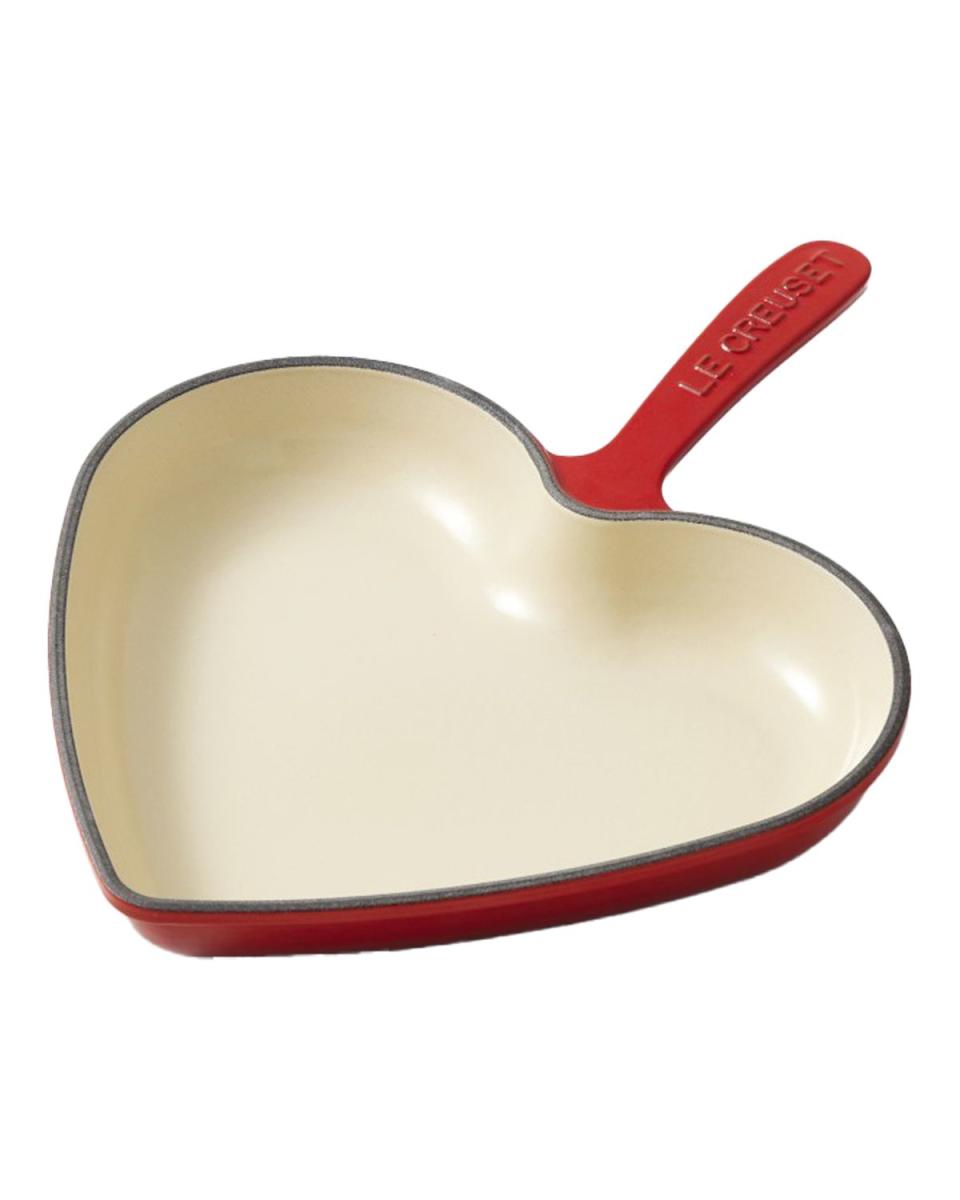 <p><a href="https://go.redirectingat.com?id=74968X1596630&url=https%3A%2F%2Fwww.williams-sonoma.com%2Fproducts%2Fle-creuset-heart-skillet-fry-pan%2F%3Fpkey%3Ds%257Eheart%257E82%26sbkey%3Ddefault&sref=https%3A%2F%2Fwww.oprahdaily.com%2Fstyle%2Fg42559371%2Fthe-o-list-valentines-day-edition%2F" rel="nofollow noopener" target="_blank" data-ylk="slk:Shop Now;elm:context_link;itc:0;sec:content-canvas" class="link ">Shop Now</a></p><p>Enameled Cast-Iron Heart Skillet Fry Pan</p><p>Williams Sonoma</p><p>$149.95</p>