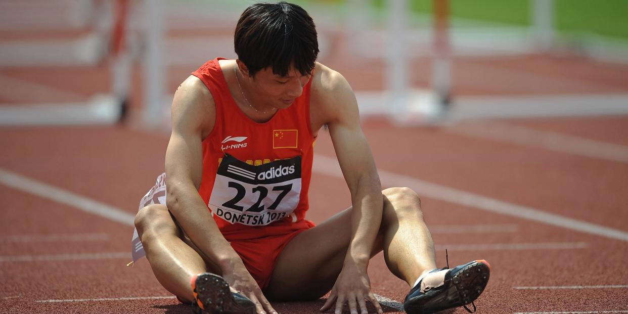 china sports track fall