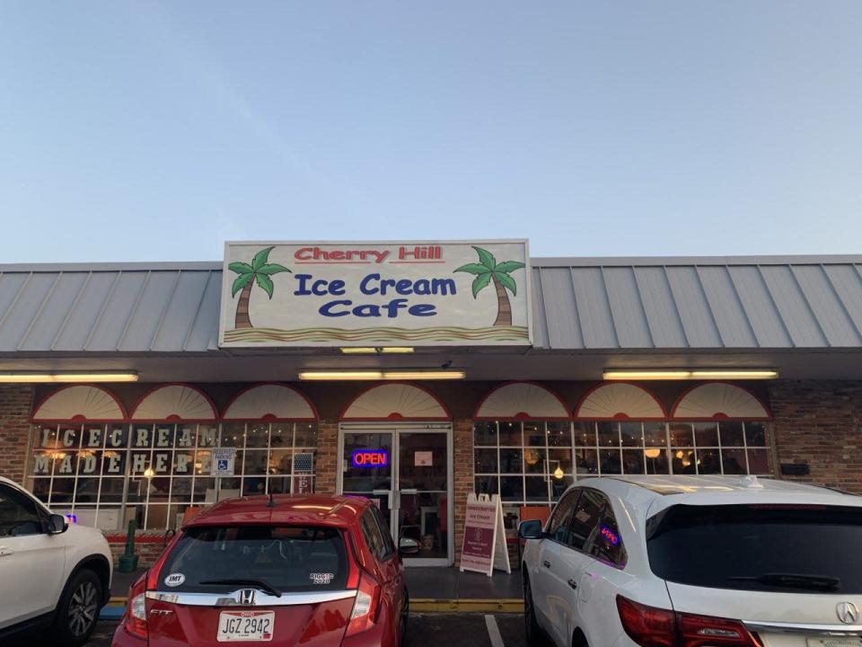 Cherry Hill Ice Cream Cafe in Daytona Beach.