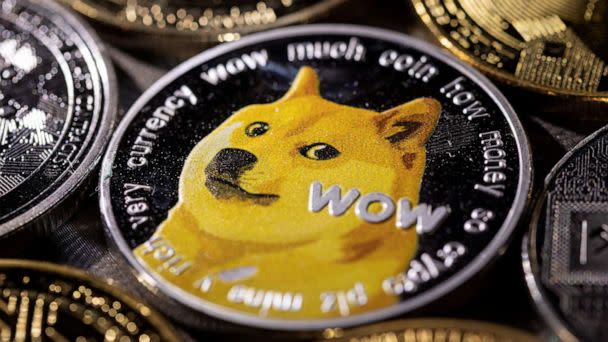 PHOTO: The cryptocurrency Dogecoin is seen in this illustration, Nov. 29, 2021.  (Illustration/Reuters, FILE)
