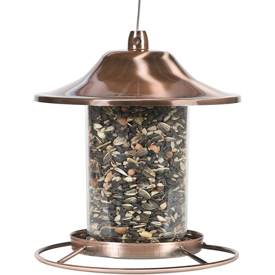 2) Perky-Pet Copper Panorama Bird Feeder