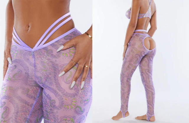 Savage X Fenty Forever Savage Jersey Purple Lavender Leggings Size XL in  2024